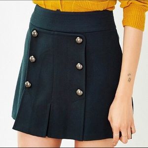 Urban Outfitters pleated button skirt